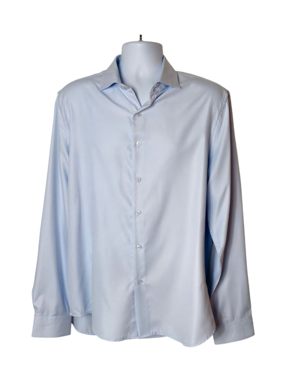 Cactus Man Ricky Singh XXL LS Button Up Light Blue Dress Shirt Designer Preppy